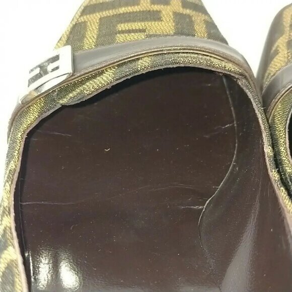 Fendi Pumps Zucca Browns Shoes 112-121921 - Picture 8 of 10